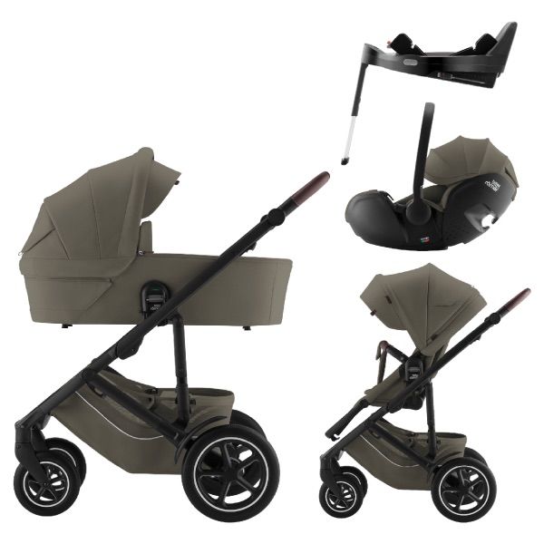 Britax, Barnevogn, Smile 5Z inkl. Baby-Safe Pro & Base, Lux - Urban Olive