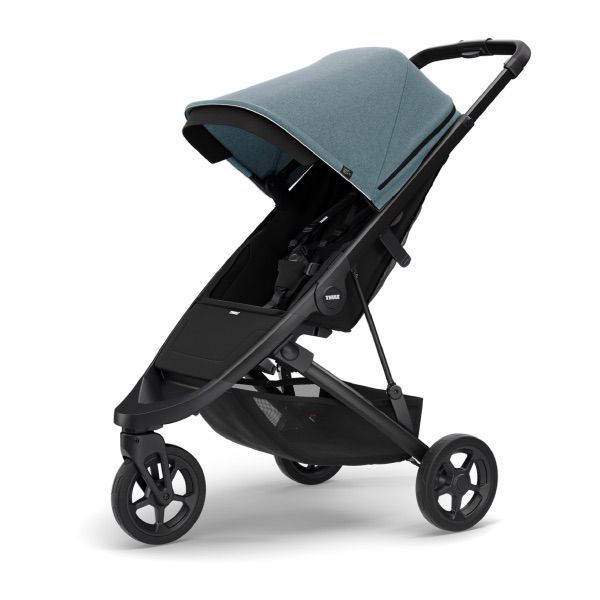 Thule, Reisetrille, Spring, Barnevogn - Black/Teal Melange