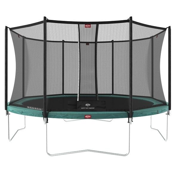Berg, Trampoline, Favorit Regular 380 cm - Green + Safety Net Comfort