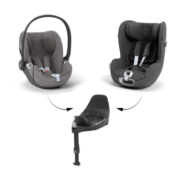 Cybex, Bilstolpakke, 3i1 T-Serie inkl. Cloud T, Sirona T & Base T, Plus - Mirage Grey