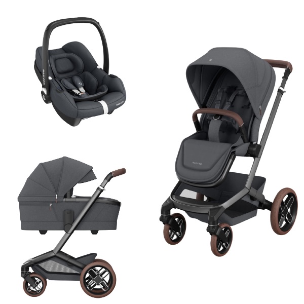 Maxi-Cosi, Barnevogn, Fame, Duo inkl. CabrioFix – Twillic Graphite
