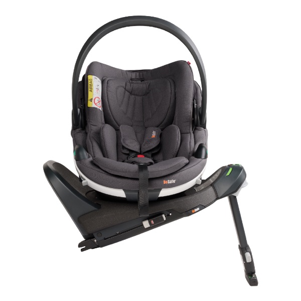 BeSafe, Go Beyond inkl. Beyond Base, Babybilstol - Dark Grey Mélange
